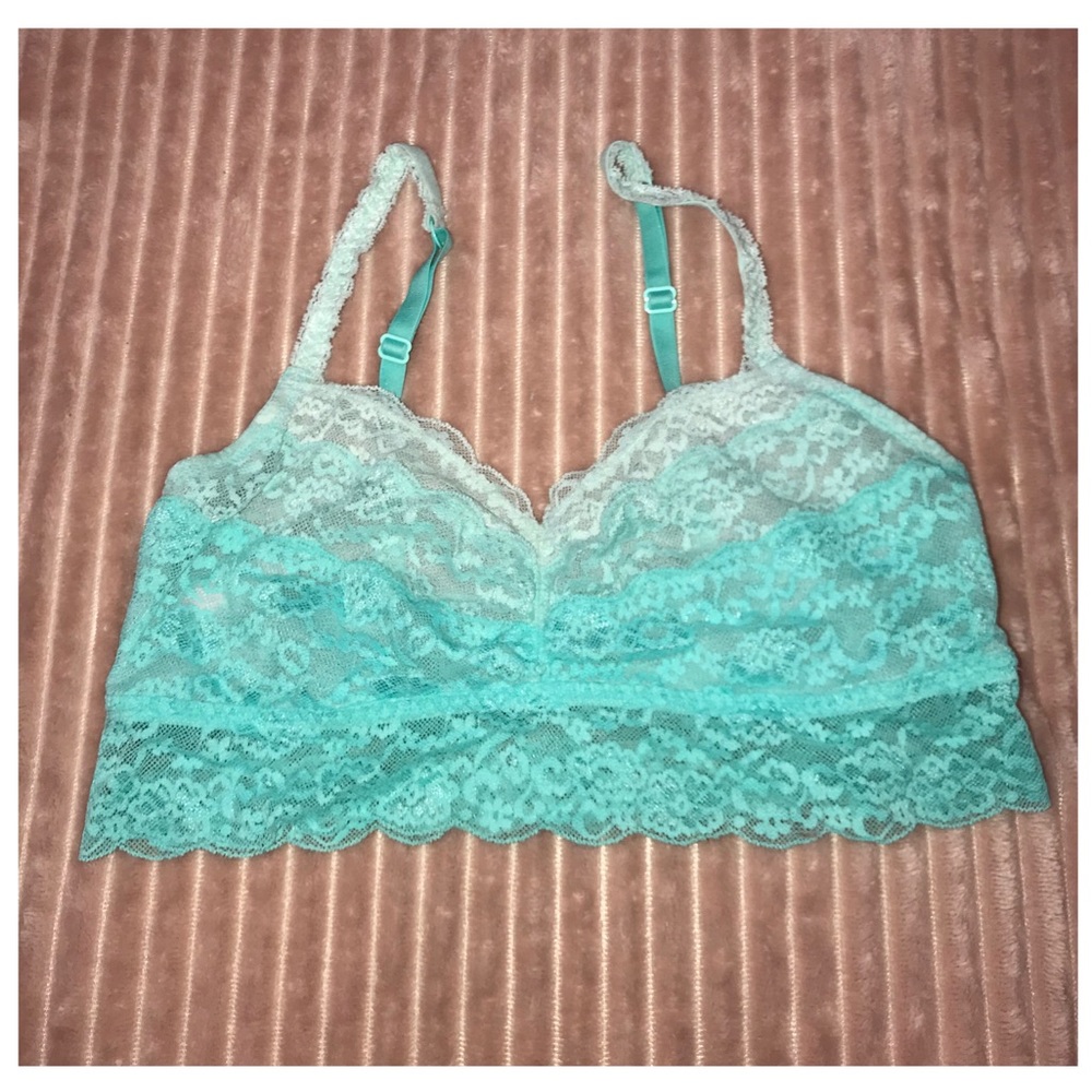 Light Blue/white bralette from PINK size L